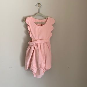 Shrimp and Grits Pinafore Dress